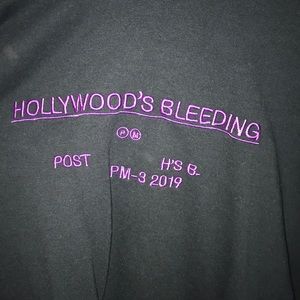 NWOT Post Malone Hollywood’s Bleeding hoodie